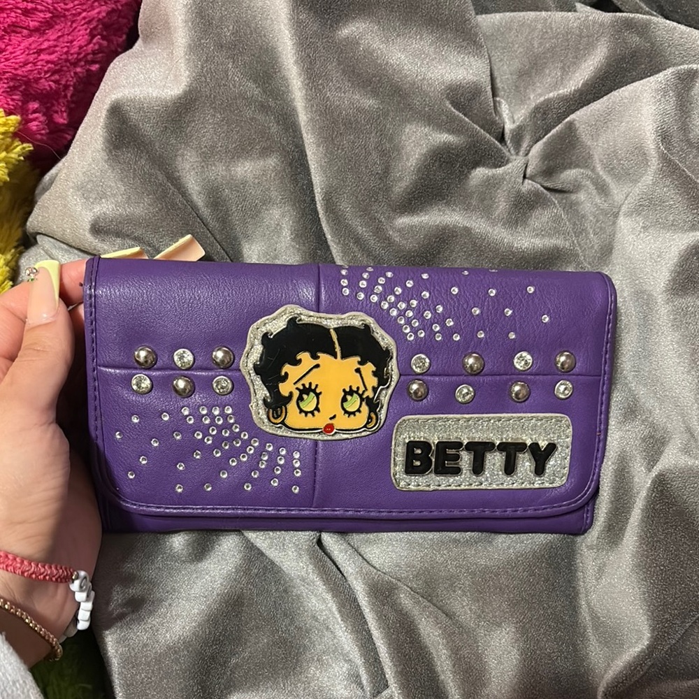 Purple Betty Boop Wallet